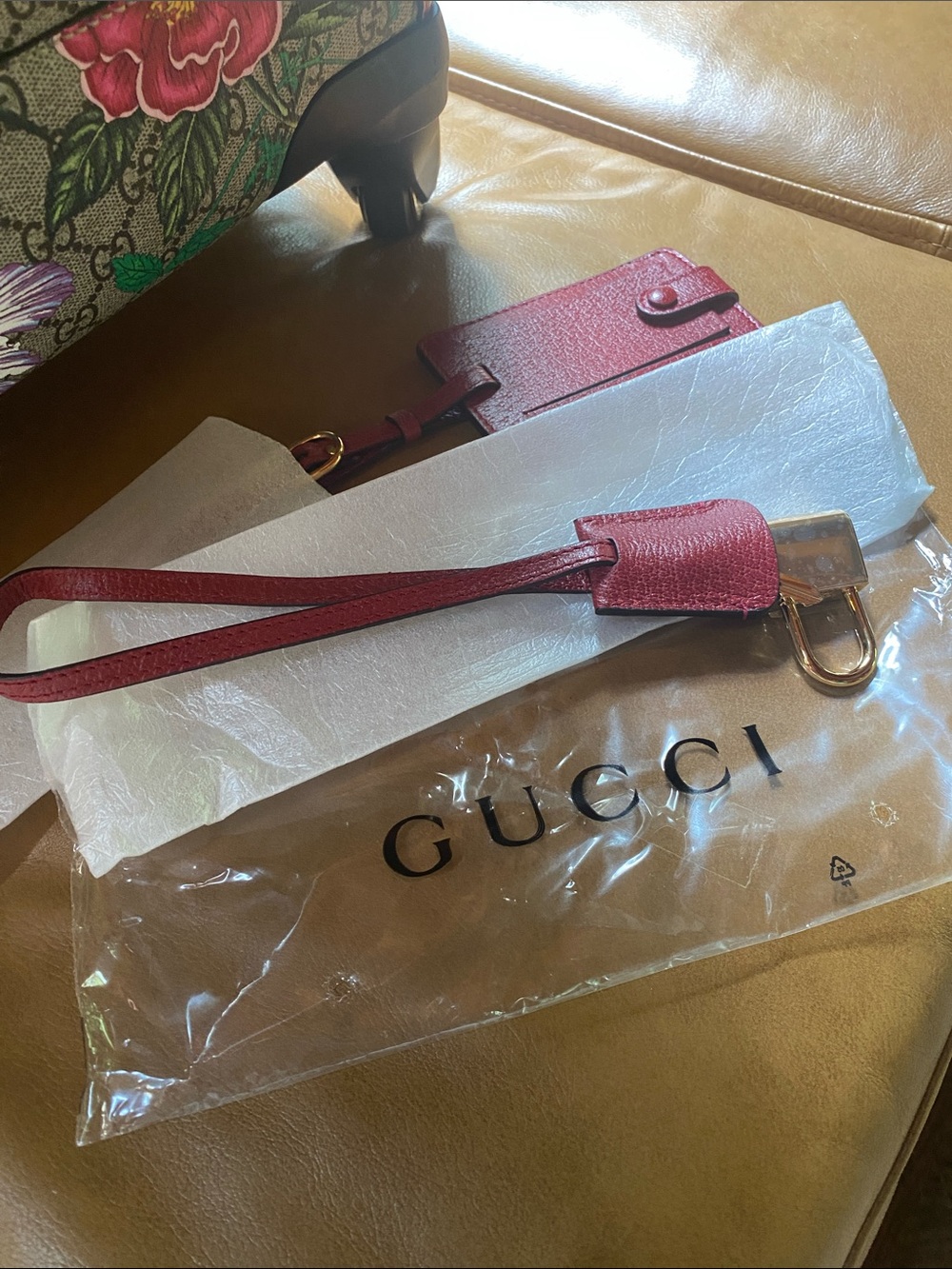 Gucci GG Supreme Flora Carry-On Trolley Suitcase Floral Beige Ebony Michele Era - Picture 5 of 16